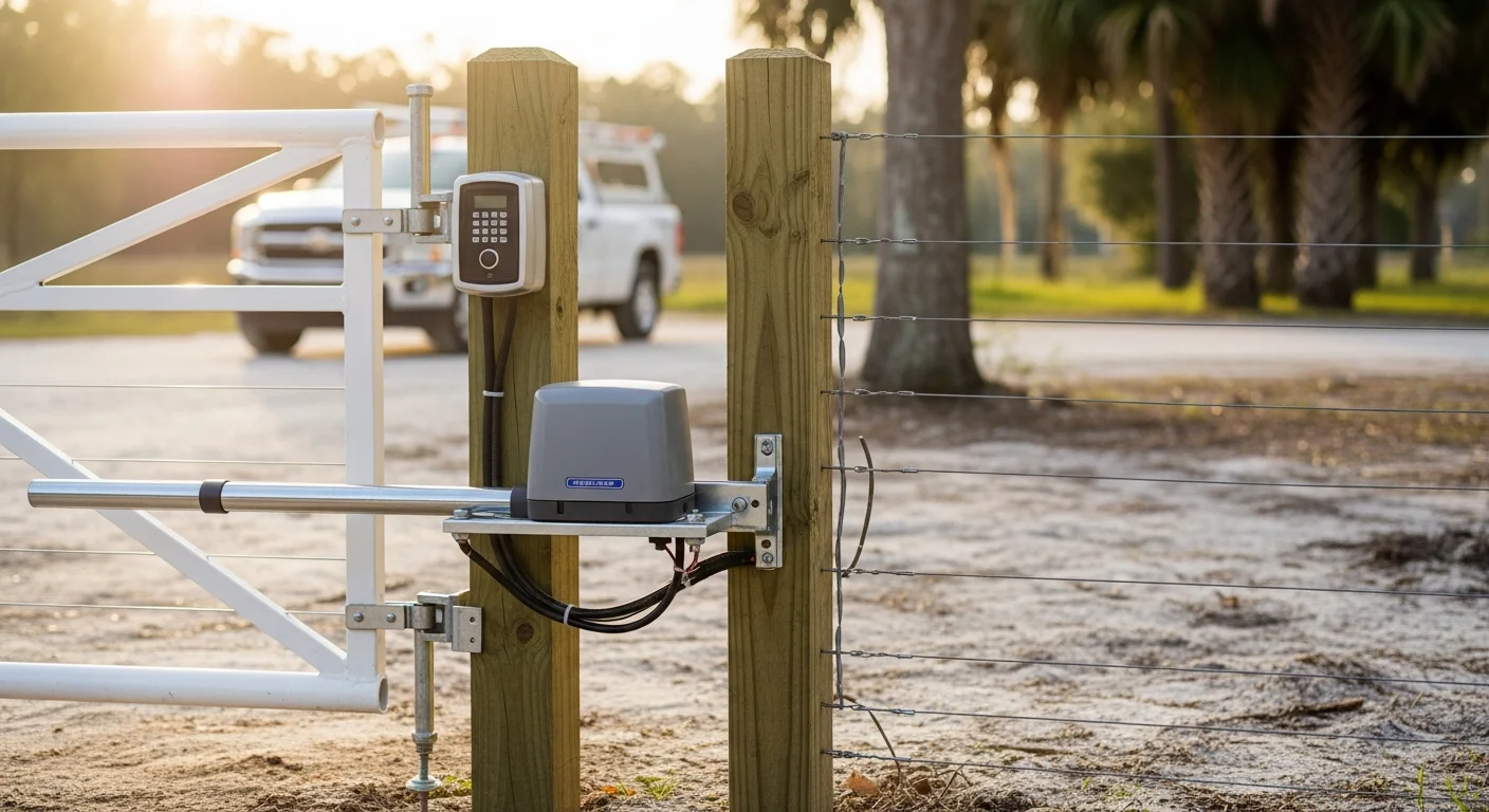 Gate operator and keyless entry installation services