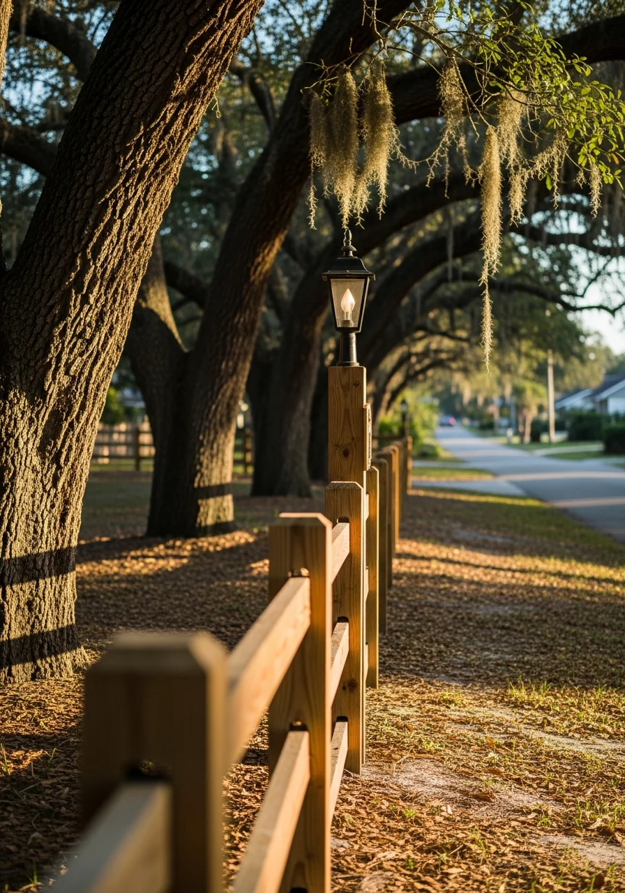 Newberry home entrance showing mature trees and neighborhood setting.